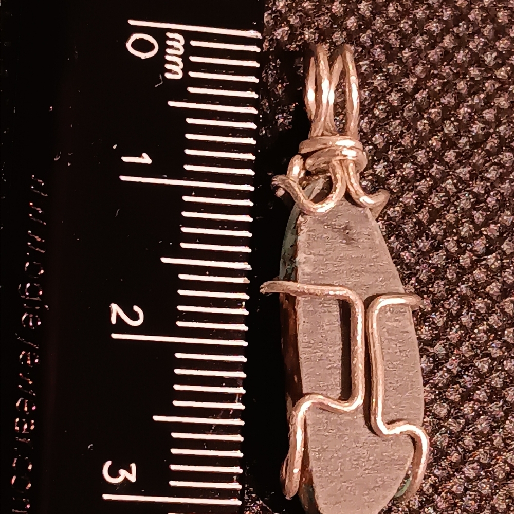 Turquoise Pendant Sterling Silver - Picture 9 of 9